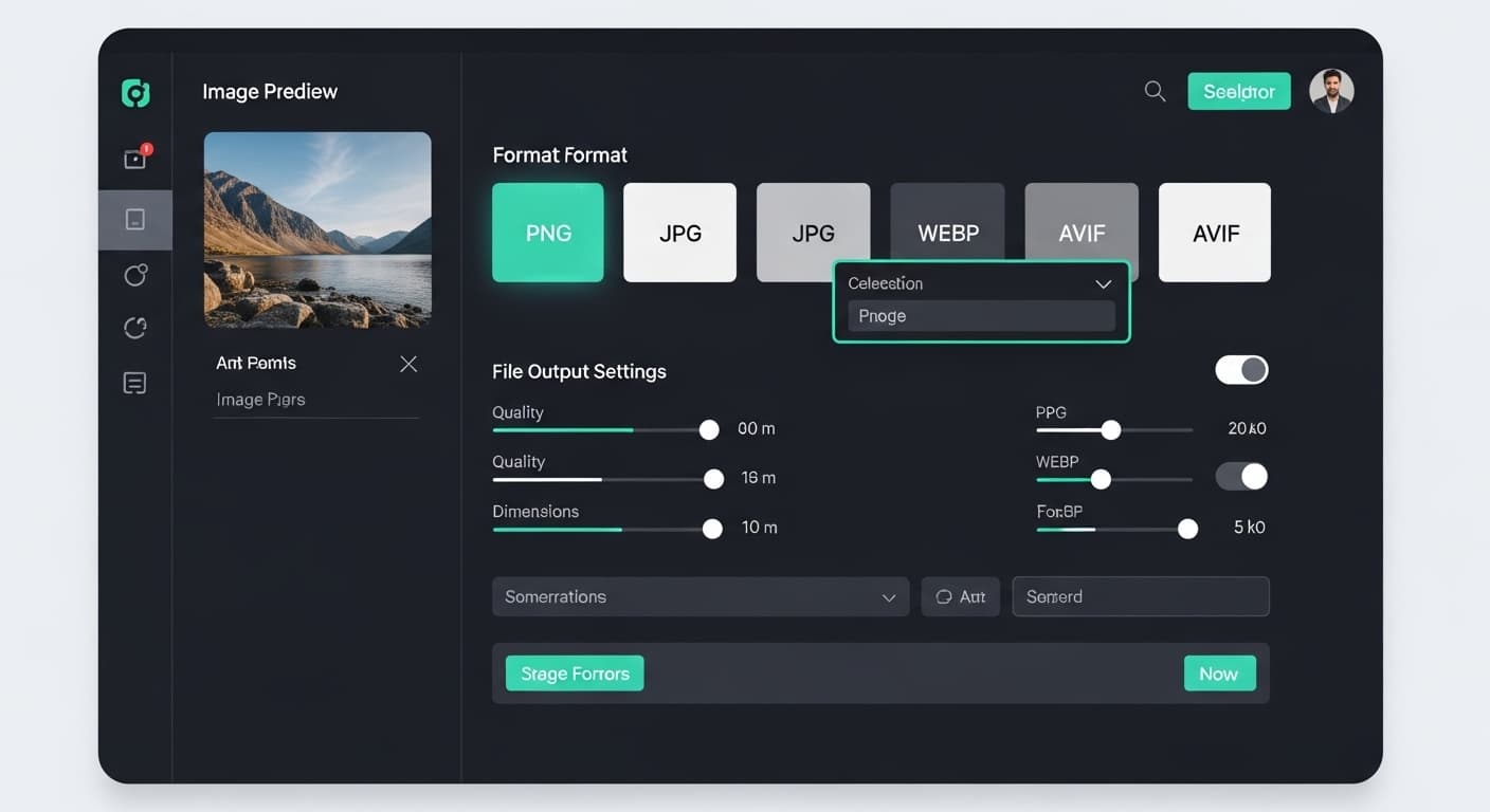 Reference preview for the convert format tool